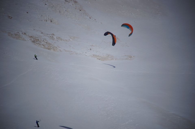  Voler sur la neige 